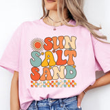 Sun Salt Sand T-Shirt, Beach Shirt, Beach Life Shirt, Summer Vibes Shirt