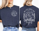 Campfire Shirt, No City Lights Just Camp Fire Nights Shirt