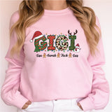 Gigi Christmas Shirt, Nana Xmas Tee, Grandma Claus Shirt, Merry Gigi Shirt