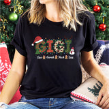 Gigi Christmas Shirt, Nana Xmas Tee, Grandma Claus Shirt, Merry Gigi Shirt