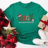Gigi Christmas Shirt, Nana Xmas Tee, Grandma Claus Shirt, Merry Gigi Shirt