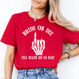 Rock Bachelorette, Emo Bachelorette Party, Bride or Die Shirt, Bride Squad Shirt
