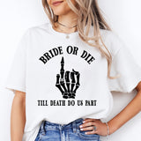 Rock Bachelorette, Emo Bachelorette Party, Bride or Die Shirt, Bride Squad Shirt