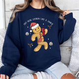 Out Here Lookin Like A Snack Sweatshirt, Boujee Christmas Shirt, Funny Christmas Shirt