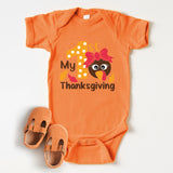 My First Thanksgiving Onesie, Thanksgiving Baby Shirt