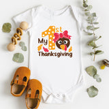 My First Thanksgiving Onesie, Thanksgiving Baby Shirt