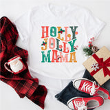 Holly Jolly Mama Sweatshirt, Mom Christmas Sweatshirt, Holly Jolly Mama Shirt