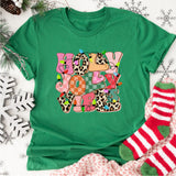 Holly Jolly Vibes Retro Christmas Shirt, Holly Jolly Vibes Shirt, Vintage Christmas Shirt, Vintage Groovy Holly Jolly Vibes Shirt