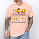 Turkey Nutritional Facts T-Shirt, Funny Thanksgiving Shirt