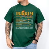Turkey Nutritional Facts T-Shirt, Funny Thanksgiving Shirt
