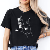 Rock On Bride T-Shirt, Ring Finger T-Shirt, Engaged T-Shirt, Fiancé Tee