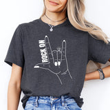 Rock On Bride T-Shirt, Ring Finger T-Shirt, Engaged T-Shirt, Fiancé Tee
