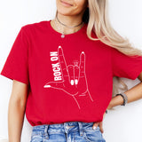 Rock On Bride T-Shirt, Ring Finger T-Shirt, Engaged T-Shirt, Fiancé Tee