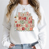 It's The Most Wonderful Time of The Year Sweatshirt, Christmas Party Shirt