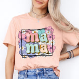 Floral Mama Shirt, Retro Mama Shirt