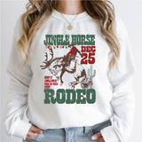 Jingle Horse Rodeo Shirt, Country Boy Christmas Shirt, Christmas Western T Shirt