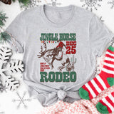Jingle Horse Rodeo Shirt, Country Boy Christmas Shirt, Christmas Western T Shirt