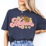 Wildflowers Mama Shirt, Floral Mama Shirt