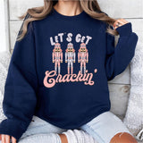 Lets Get Crackin' Shirt, Retro Christmas Shirt, Nut Cracker Christmas Shirt