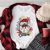 Merry Christmas Black Santa Shirt, Afro American Black Santa Christmas Shirt