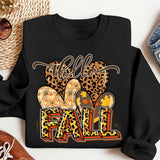 Hello Fall Shirt, Floral Pumpkin Sweatshirt, Fall Shirt
