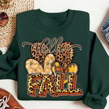 Hello Fall Shirt, Floral Pumpkin Sweatshirt, Fall Shirt