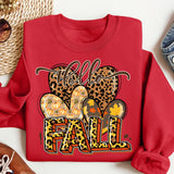Hello Fall Shirt, Floral Pumpkin Sweatshirt, Fall Shirt