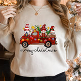 Merry Christmas Gnome Truck Shirt, Christmas Gnomes Shirt, Truck Christmas Shirt
