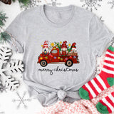 Merry Christmas Gnome Truck Shirt, Christmas Gnomes Shirt, Truck Christmas Shirt