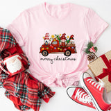 Merry Christmas Gnome Truck Shirt, Christmas Gnomes Shirt, Truck Christmas Shirt