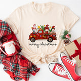 Merry Christmas Gnome Truck Shirt, Christmas Gnomes Shirt, Truck Christmas Shirt