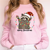 Merry Christmas Raccoon Shirt, Funny Animal Shirt, Xmas Raccoon Shirt