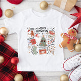Merry Christmas Shirt, Tis The Season Shirt, Cookies and Milk Tee