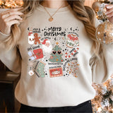 Merry Christmas Shirt, Tis The Season Shirt, Cookies and Milk Tee