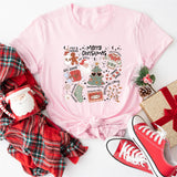 Merry Christmas Shirt, Tis The Season Shirt, Cookies and Milk Tee