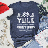 Merry Yule and Happy Solstice Christmas Sweatshirt