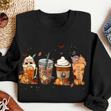 Fall Coffee Shirt, Cute Fall Sweatshirt, Thanksgiving Shirt