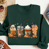 Fall Coffee Shirt, Cute Fall Sweatshirt, Thanksgiving Shirt