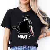 Killer Cat Halloween Sweatshirts, Spooky Cat Shirts