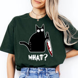 Killer Cat Halloween Sweatshirts, Spooky Cat Shirts