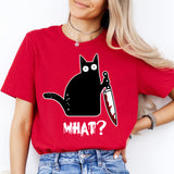 Killer Cat Halloween Sweatshirts, Spooky Cat Shirts