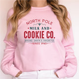 North Pole Milk And Cookie Co. Baking Santa's Favorites Since 1943 Shirt