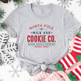 North Pole Milk And Cookie Co. Baking Santa's Favorites Since 1943 Shirt