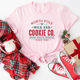North Pole Milk And Cookie Co. Baking Santa's Favorites Since 1943 Shirt