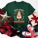Nuts About Christmas Shirt, Lets Get Crackin', Retro Xmas Shirt, Nut Cracker Christmas Shirt, Merry Christmas Shirt, Christmas Party Shirt