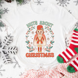 Nuts About Christmas Shirt, Lets Get Crackin', Retro Xmas Shirt, Nut Cracker Christmas Shirt, Merry Christmas Shirt, Christmas Party Shirt