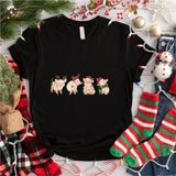 Pig Christmas Shirt, Christmas Farm Shirt, Pig Lover Gift, Christmas sweatshirts