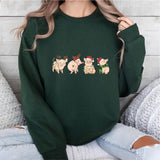 Pig Christmas Shirt, Christmas Farm Shirt, Pig Lover Gift, Christmas sweatshirts