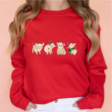 Pig Christmas Shirt, Christmas Farm Shirt, Pig Lover Gift, Christmas sweatshirts