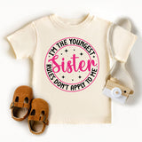 I'm The Youngest Sister Shirt, Family Sibling Shirt